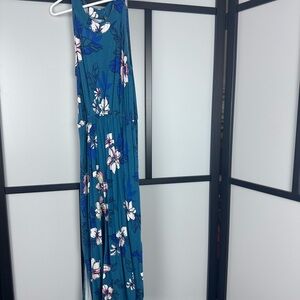 Floral Blue Kids Dress